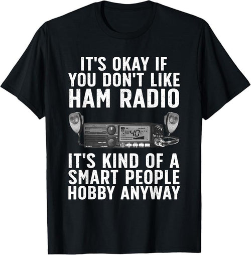 100% Cotton Funny Ham Radio Art For Men Women Amateur Radio Ham Operator T-Shirt Hoodie Sweatshirt | PrintMintTees.com