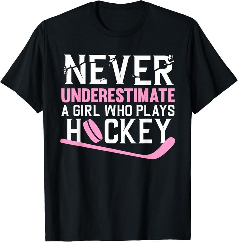 100% Cotton Funny Hockey Art For Girls Women Field Hockey Player Sport T-Shirt Hoodie Sweatshirt | PrintMintTees.com
