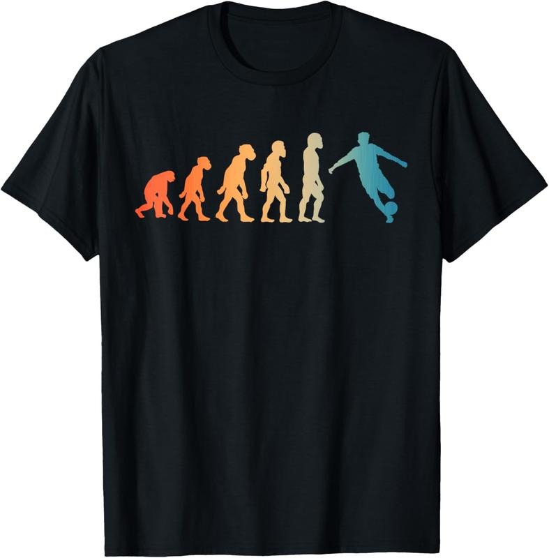 100% Cotton Funny Human Soccer Player Evolution Best Soccer Lover T-Shirt Hoodie, Sweatshirt | PrintMintTees.com