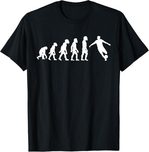 100% Cotton Funny Human Soccer Player Evolution Football T-Shirt Hoodie, Sweatshirt | PrintMintTees.com