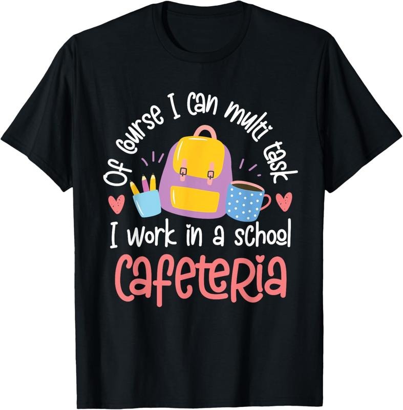100% Cotton Funny Lunch Lady Appreciation T Shirtstyle{N002}2 T-Shirts, Hoodie, Sweatshirt