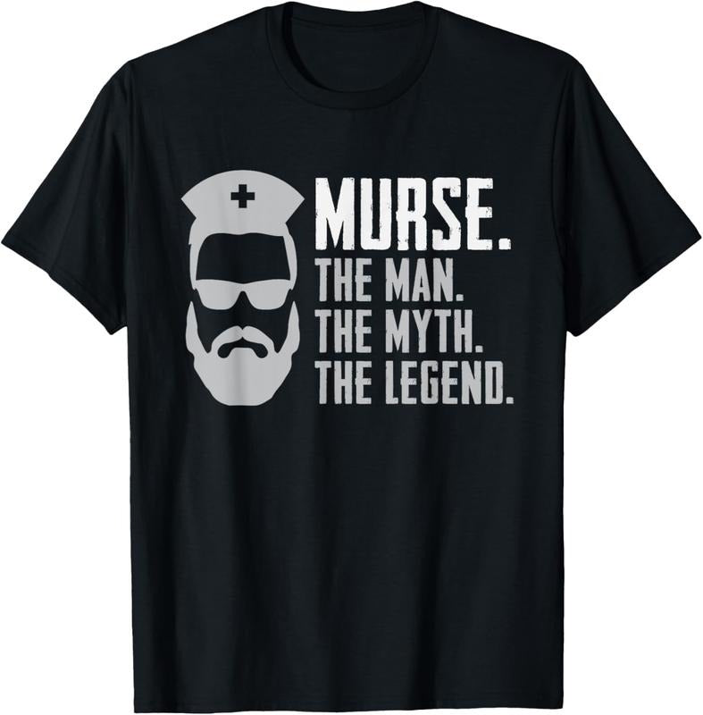 100% Cotton Funny Murse T-Shirt Male Nurse Shirt RN LPN CNA T-Shirt Hoodie, Sweatshirt | PrintMintTees.com
