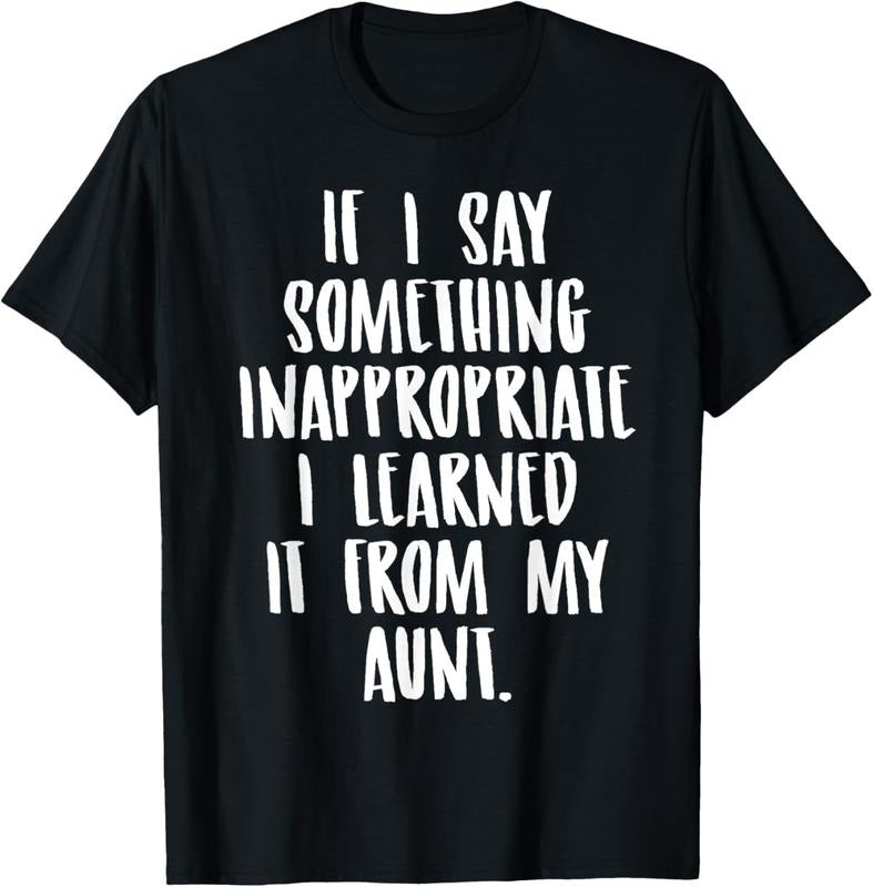 100% Cotton Funny Nephew Niece Gift Tee Aunt Gift Quote Birthday T-Shirt Hoodie Sweatshirt | PrintMintTees.com
