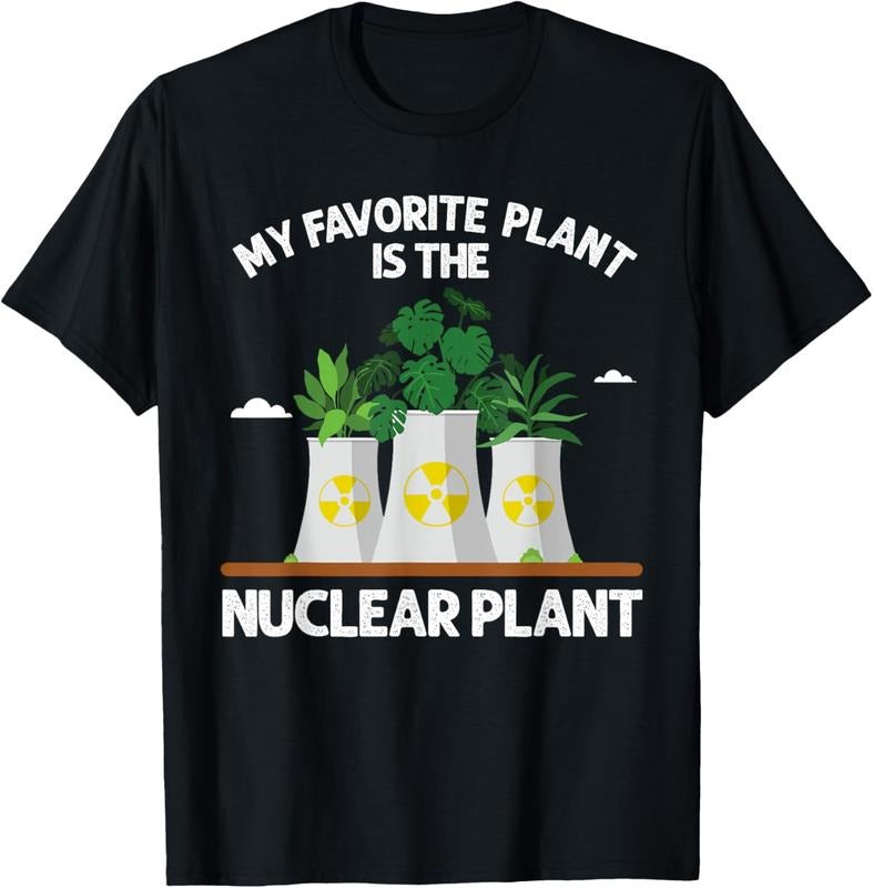 100% Cotton Funny Nuclear Plant Design For Men Women Nuclear Engineering T-Shirt Hoodie Sweatshirt | PrintMintTees.com