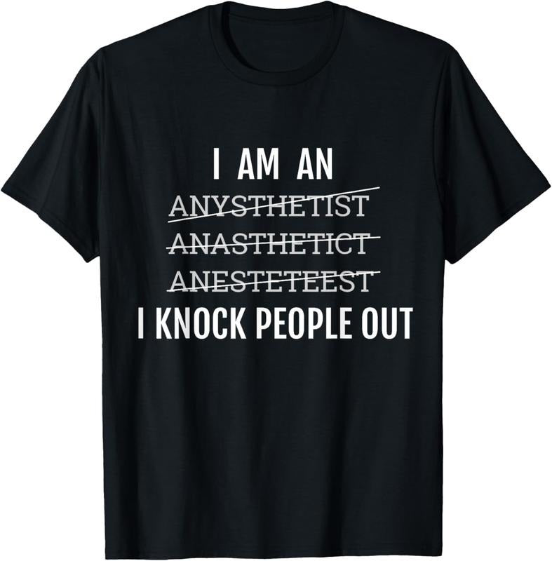100% Cotton Funny Nurse Anesthetist CRNA T-Shirt Hoodie Sweatshirt | PrintMintTees.com