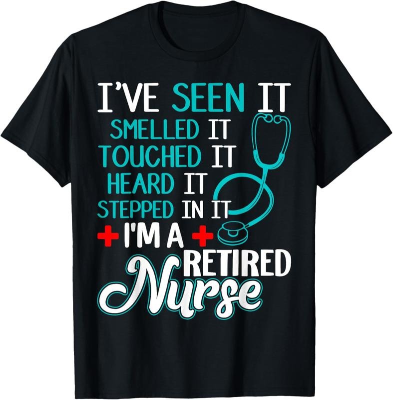 100% Cotton Funny Nurse Retirement Shirt Retired Nurse T-Shirts, Hoodie, Sweatshirt