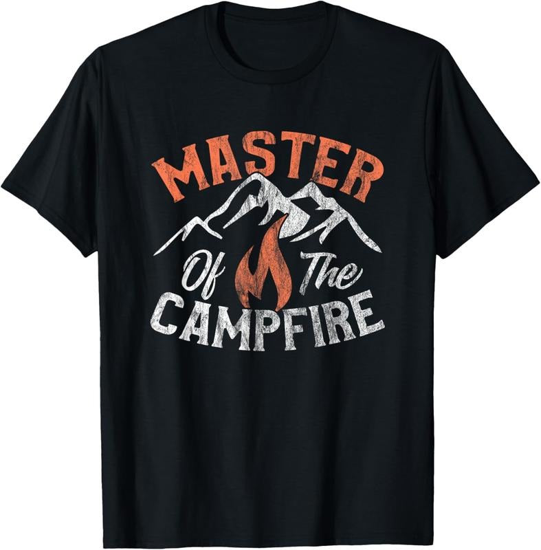 100% Cotton Funny Outdoor Camping Master Campfire T-Shirts, Hoodie, Sweatshirt