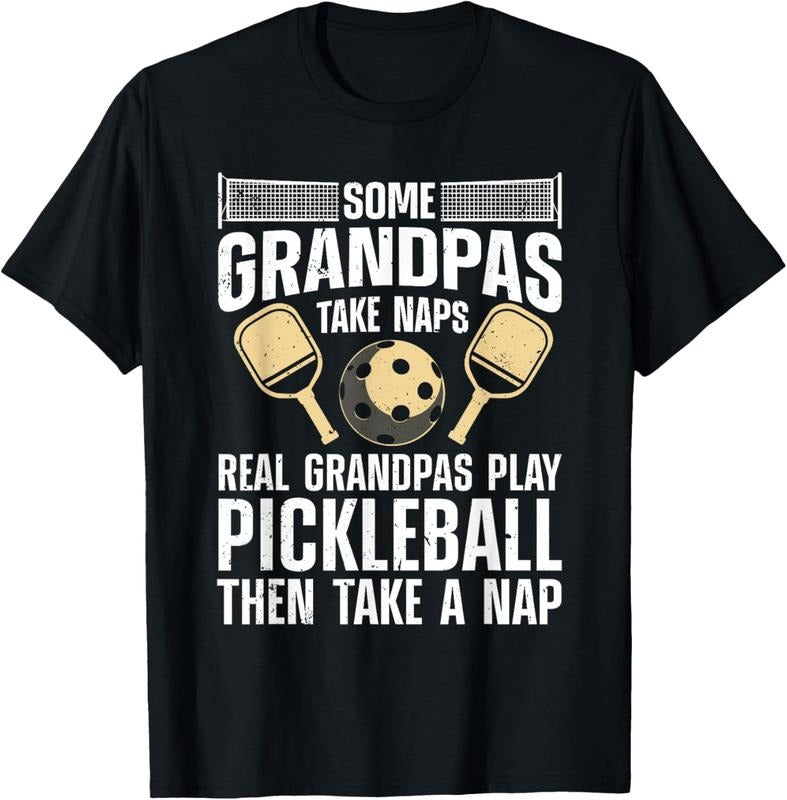 100% Cotton Funny Pickleball Design For Men Grandpa Pickleball Player T-Shirt Hoodie, Sweatshirt | PrintMintTees.com