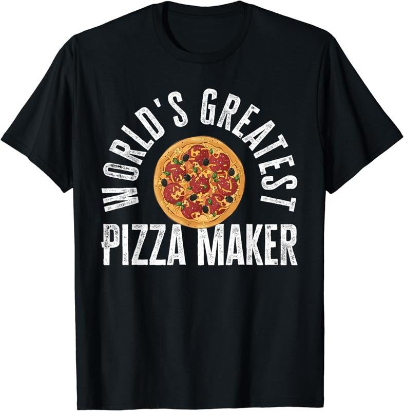 [100% Cotton]Funny Pizza Chef Gift | World's Greatest Pizza Maker T-Shirt Hoodie Sweatshirt | PrintMintTees.com