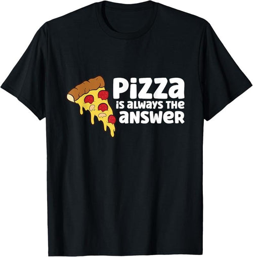 100% Cotton Funny Pizza Lover Pizza Is Always The Answer T-Shirt Hoodie, Sweatshirt | PrintMintTees.com