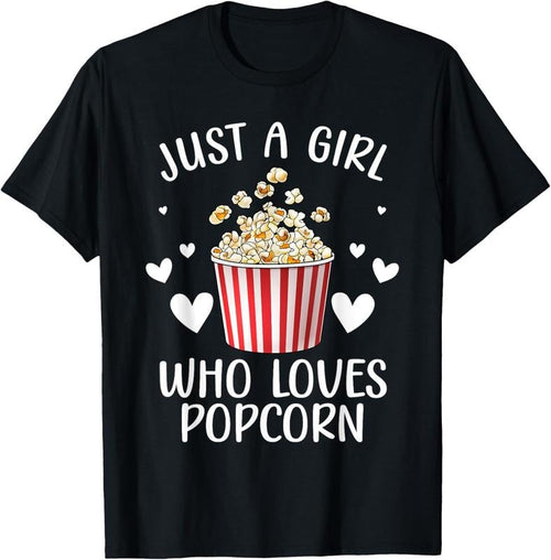 100% Cotton Funny Popcorn Art Girls Women  Popcorn Corn Kernel Lover T-Shirt Hoodie, Sweatshirt | PrintMintTees.com