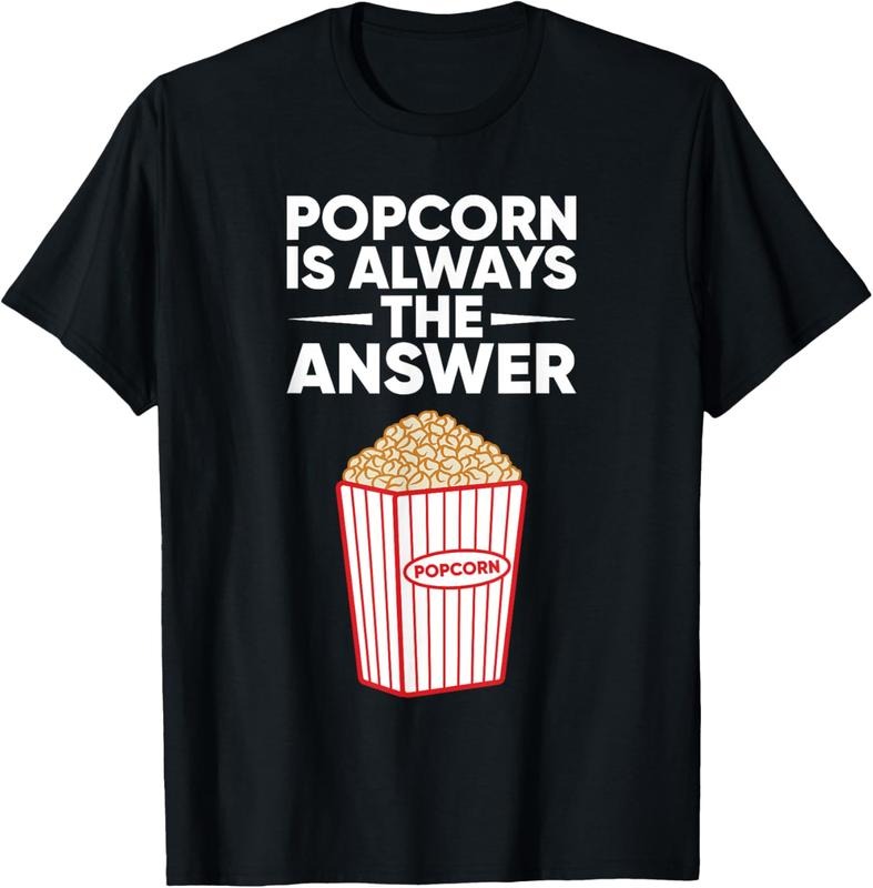 100% Cotton Funny Popcorn Design For  Men Women Corn Popcorn Maker T-Shirt Hoodie Sweatshirt | PrintMintTees.com