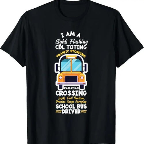 100% Cotton Funny School Bus Driver T-Shirt Funny School Bus Driver Apparel And Gifts Hoodie, Sweatshirt | PrintMintTees.com