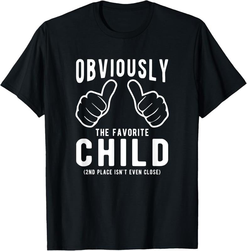 100% Cotton Funny Sibling Rivalry Obviously Dads Moms Favorite T-Shirts, Hoodie, Sweatshirt