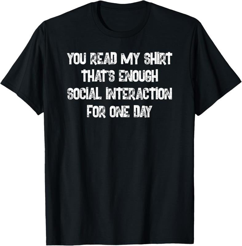 100% Cotton Funny Snarky & Unique Social Introvert Gift T-shirt G000122 T-Shirt Hoodie Sweatshirt | PrintMintTees.com