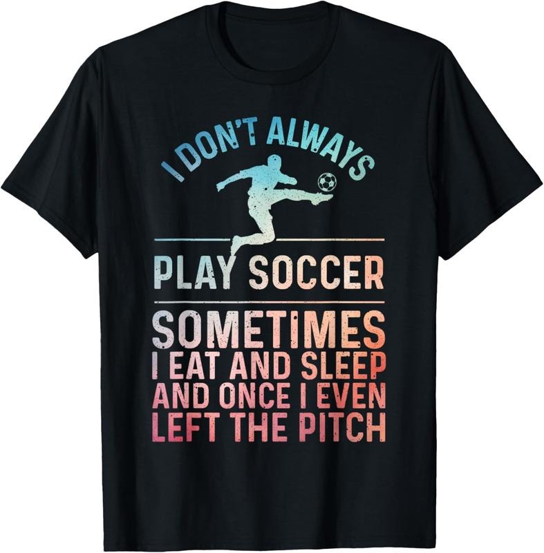100% Cotton Funny Soccer Design For Men Women Soccer Lover Soccer Player T-Shirt Hoodie Sweatshirt | PrintMintTees.com