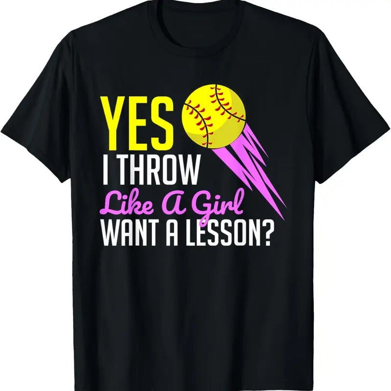 100% Cotton Funny Softball Game Player Sports Lover Gift For Women Girls T-Shirt Hoodie, Sweatshirt | PrintMintTees.com