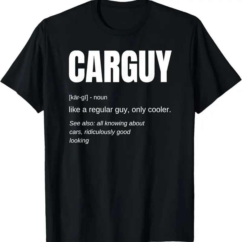 100% Cotton Funny T-shirt Gift Car Guy Definition Hoodie Sweatshirt | PrintMintTees.com