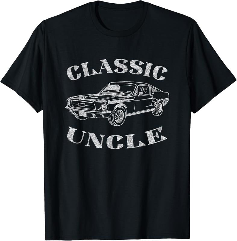 100% Cotton Funny Uncle Saying Classic Car T-Shirts, Hoodie, Sweatshirt