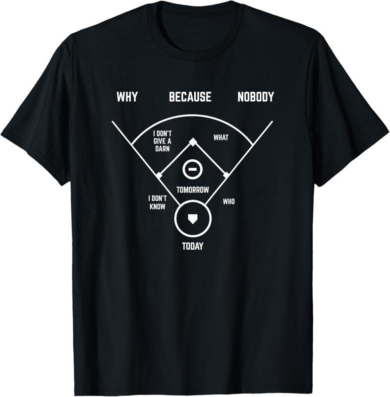 100% Cotton Funny Who'S First Baseball Vintage Joke Baseball Dad T-Shirts, Hoodie, Sweatshirt
