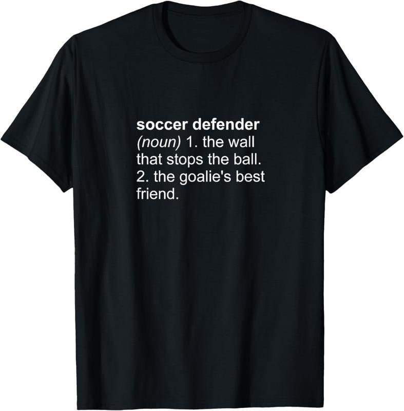 100% Cotton Funny Word Definition Soccer defense Vocabulary Word T-Shirt Hoodie Sweatshirt | PrintMintTees.com