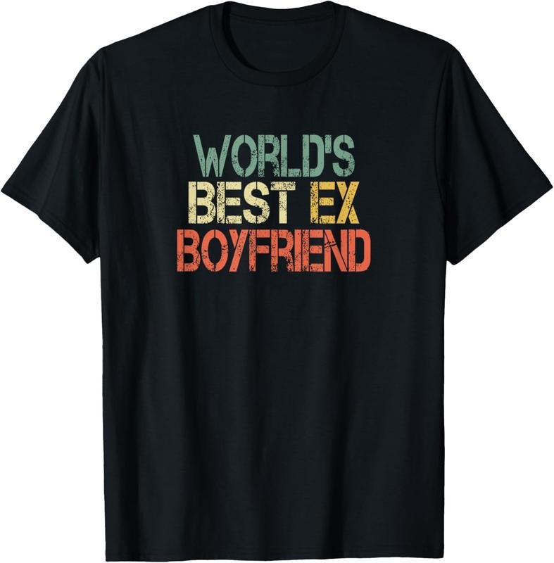 100% Cotton Funny World'S Best Ex Boyfriend Cool Retro T-Shirts, Hoodie, Sweatshirt