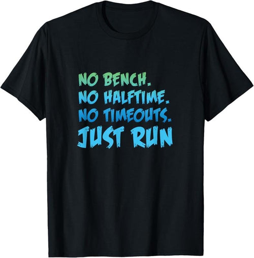100% Cotton Funny XC Cross Country Running Gift No Bench No Halftime Short Sleeve T-Shirt Hoodie Sweatshirt