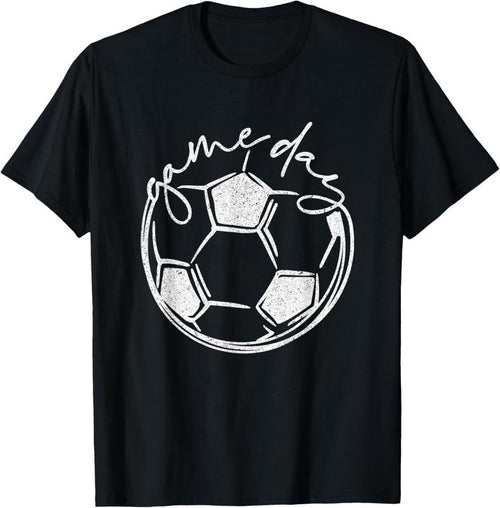 100% Cotton Game Day Soccer Ball Sports Men Women  Gifts T-Shirt Hoodie Sweatshirt | PrintMintTees.com
