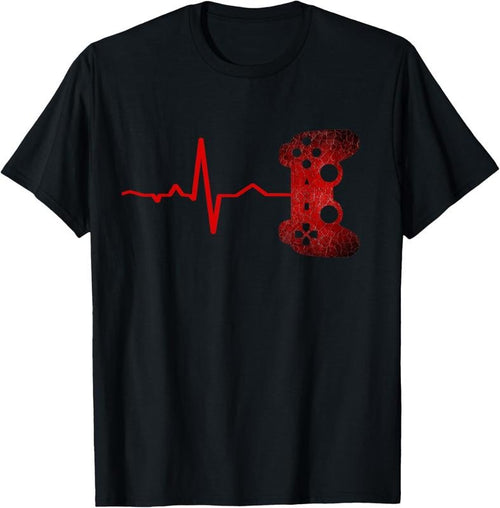 100% Cotton Gamer Heartbeat Video Games Gaming Boys  Men T-Shirt Hoodie, Sweatshirt | PrintMintTees.com
