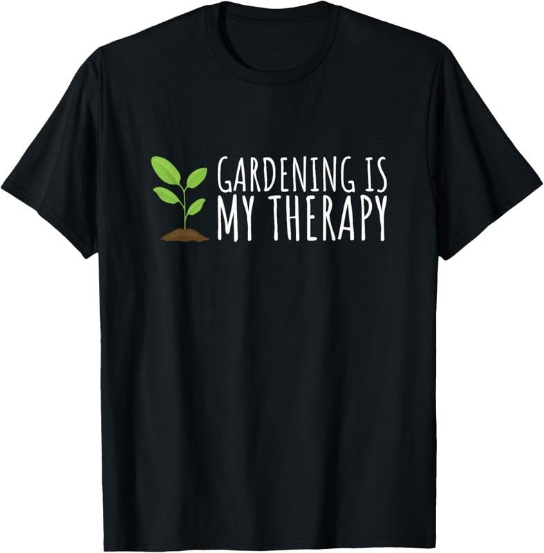 100% Cotton Gardening Is My Therapy Funny Plant Gardening T-Shirts, Hoodie, Sweatshirt