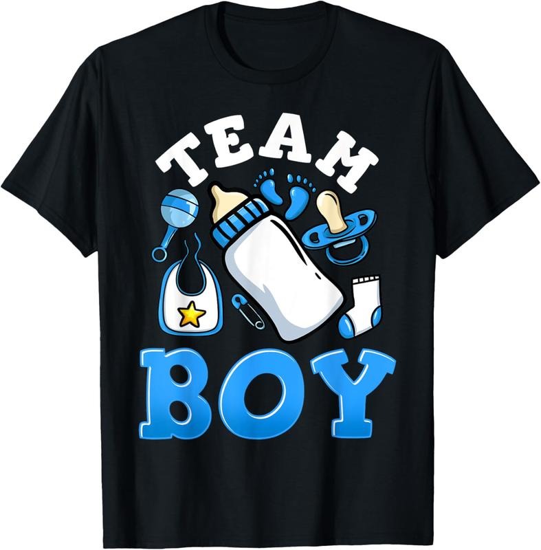 100% Cotton Gender Reveal Party Team Boy T-Shirts, Hoodie, Sweatshirt