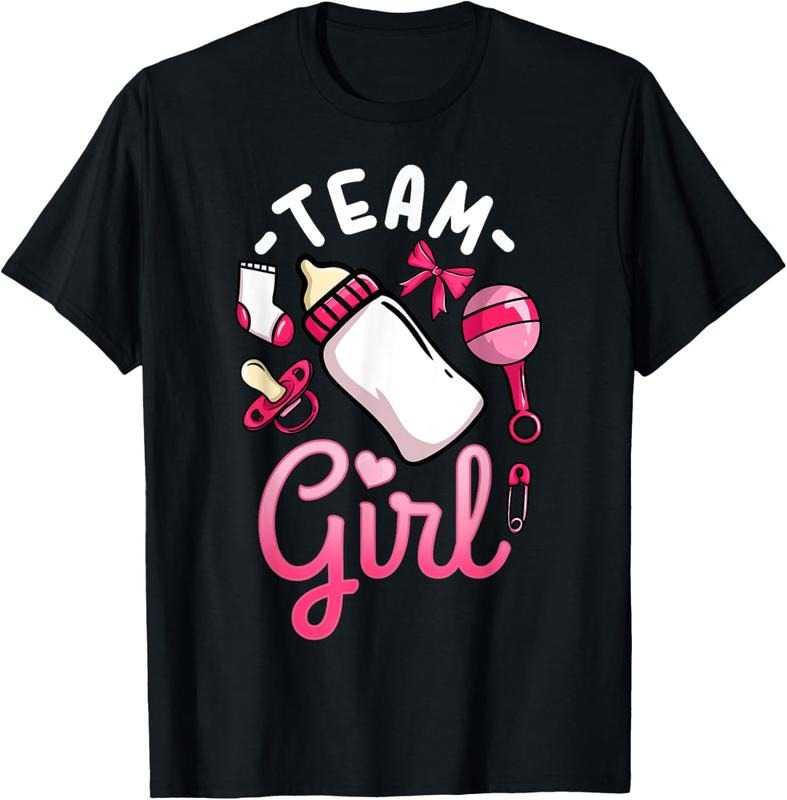 100% Cotton Gender Reveal Party Team Girl T-Shirts, Hoodie, Sweatshirt