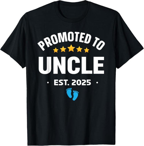 100% Cotton Gifts First Time Uncle 2025 T-Shirt Hoodie Sweatshirt | PrintMintTees.com