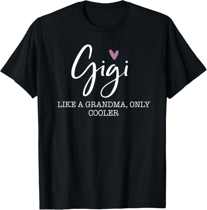 100% Cotton Gigi Like A Grandma Only Cooler Heart Mother's Day Gigi T-Shirt Hoodie, Sweatshirt | PrintMintTees.com