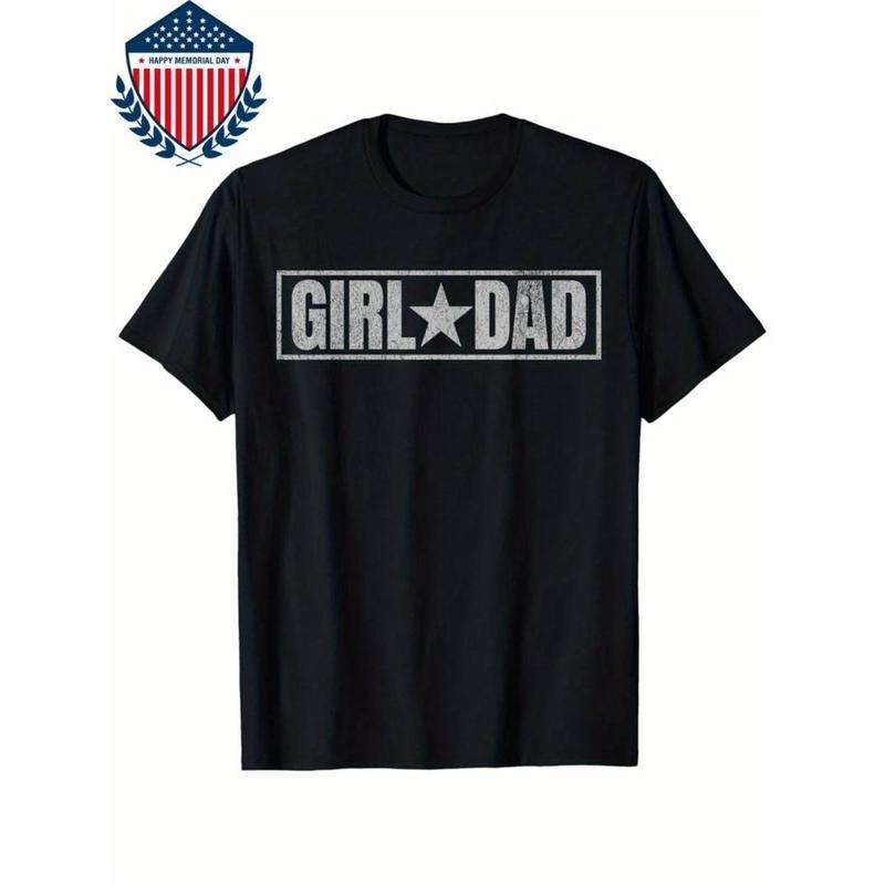 100% Cotton Girls Dad Tee For Men Father'S Day Proud Father of Girls T-Shirt Hoodie Sweatshirt | PrintMintTees.com
