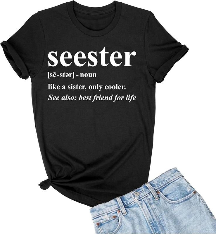 [100% Cotton]Go All Out Adult Seester Like A Sister Only Cooler T-Shirt Hoodie Sweatshirt | PrintMintTees.com