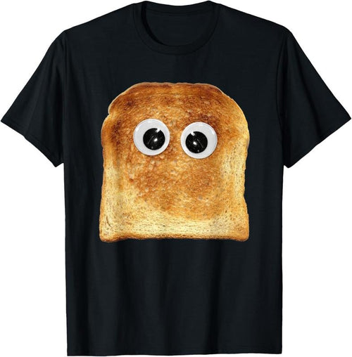 100% Cotton Googly Eye Toast Bread Eater Vegetarian Costume Funny Silly T-Shirt Hoodie Sweatshirt | PrintMintTees.com