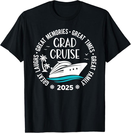 100% Cotton Graduation Cruise Trip Class Of 2025 Senior Summer Vacation T-Shirt Hoodie, Sweatshirt | PrintMintTees.com