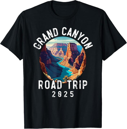100% Cotton Grand Canyon National Park, Family Souvenir Road Trip 2025 T-Shirt Hoodie, Sweatshirt | PrintMintTees.com