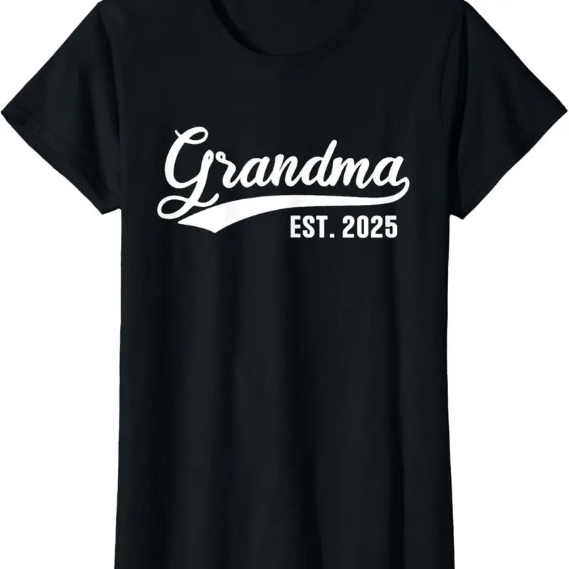 100% Cotton Grandma 2025 Retro Grandma Est 2025 T-Shirt Hoodie, Sweatshirt | PrintMintTees.com