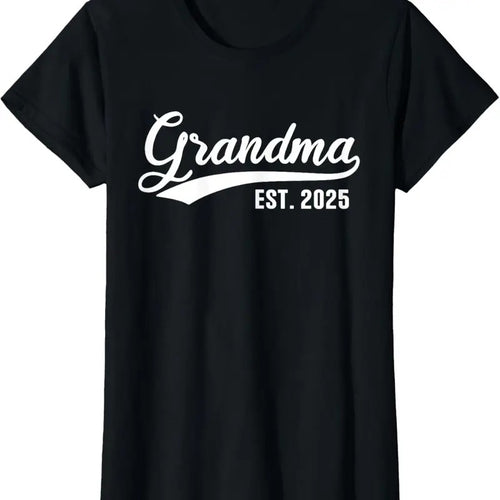100% Cotton Grandma 2025 Retro Grandma Est 2025 T-Shirt Hoodie, Sweatshirt | PrintMintTees.com