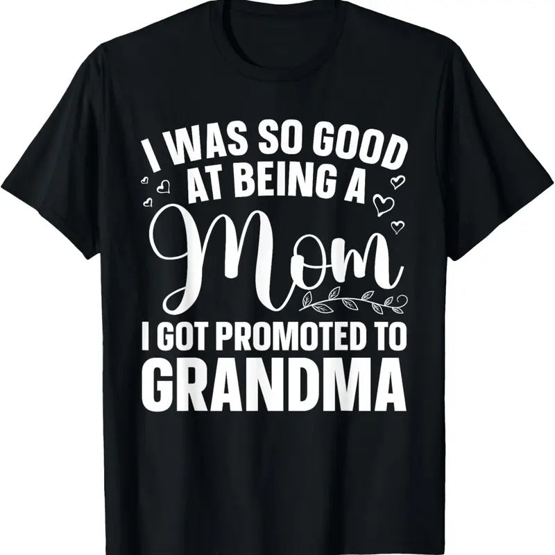100% Cotton Grandma Art For Mom Women Grandmother Promoted To Grandma T-Shirt Hoodie, Sweatshirt | PrintMintTees.com