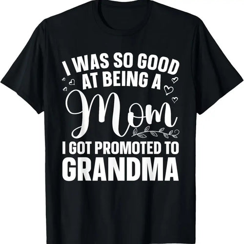 100% Cotton Grandma Art For Mom Women Grandmother Promoted To Grandma T-Shirt Hoodie, Sweatshirt | PrintMintTees.com
