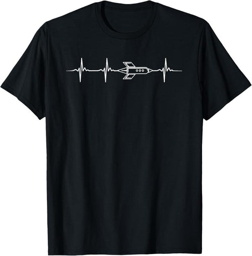 100% Cotton Great rocket heartbeat design T-Shirt Hoodie Sweatshirt | PrintMintTees.com