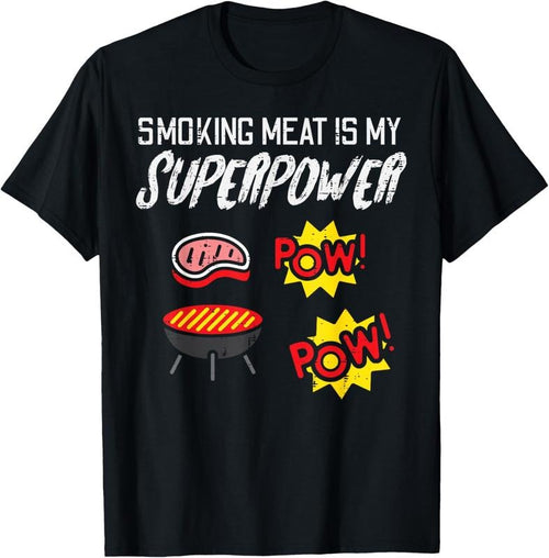 100% Cotton Grilling Meat My Superpower Bbq Barbecue Grill Men Women T-Shirt Hoodie Sweatshirt | PrintMintTees.com