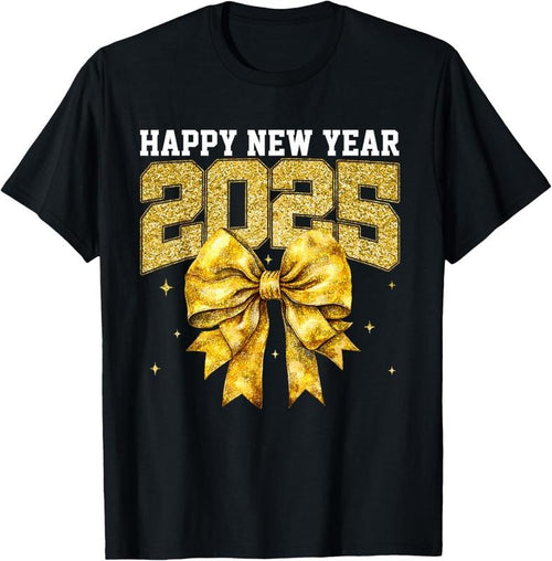 100% Cotton Groovy Happy New Year 2025 Shirts Men Women New Year's Eve T-Shirt Hoodie, Sweatshirt | PrintMintTees.com