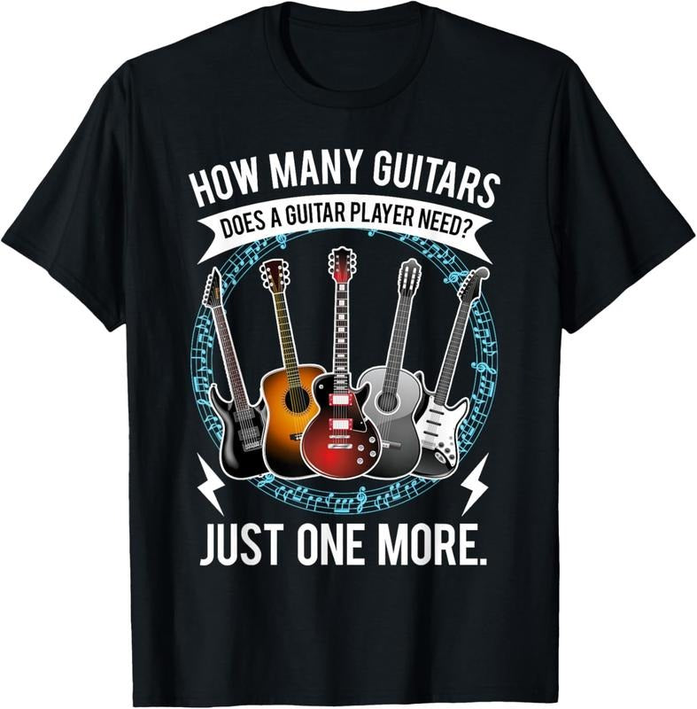 100% Cotton Guitar How Many Guitars Guitar Player T-Shirts, Hoodie, Sweatshirt