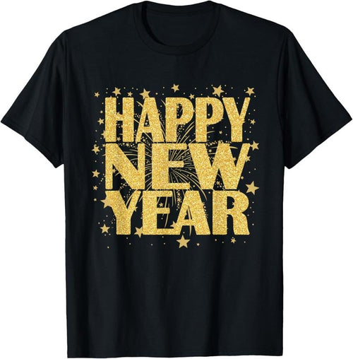 100% Cotton Happy New Year 2025 New Years Eve Party Countdown Fireworks T-Shirtstyle{n002}2 T-Shirts, Hoodie, Sweatshirt