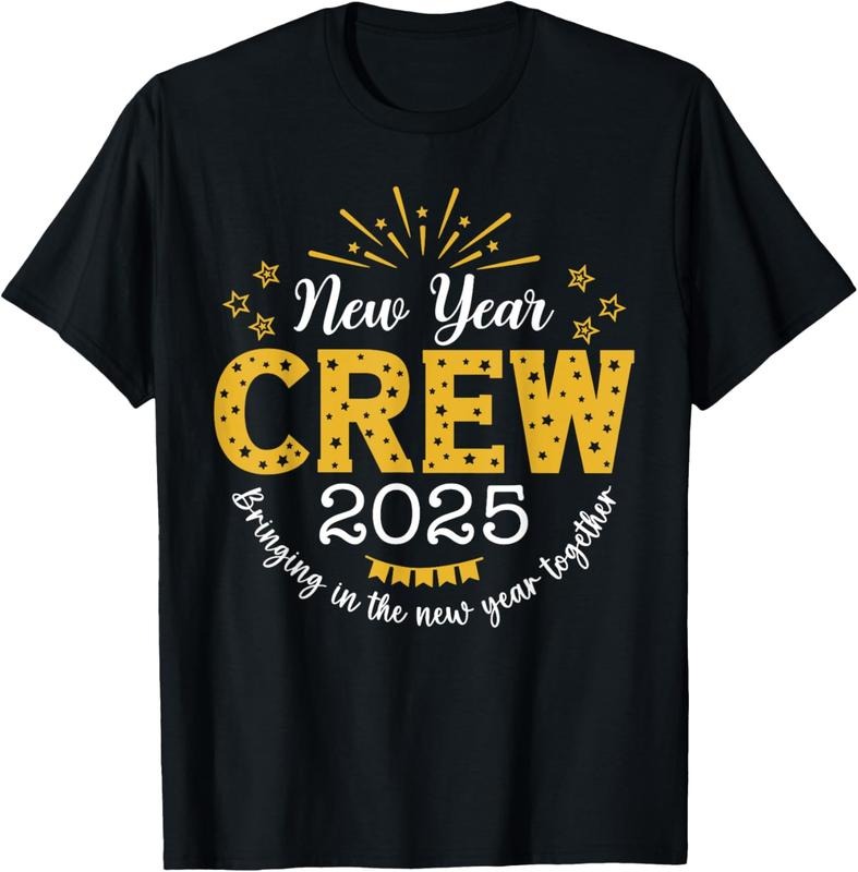 100% Cotton Happy New Year 2025 New Years Eve Party Family Matching 2025 T Shirtstyle{N002}2 T-Shirts, Hoodie, Sweatshirt