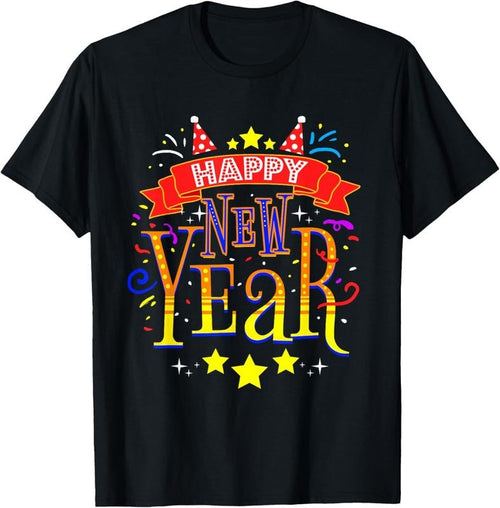 100% Cotton Happy New Year New Years Eve 2023 T-Shirt Hoodie, Sweatshirt | PrintMintTees.com